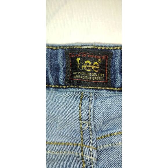 Womens Medium Denim Lee Jeans Size 16 Short - Picture 6 of 8